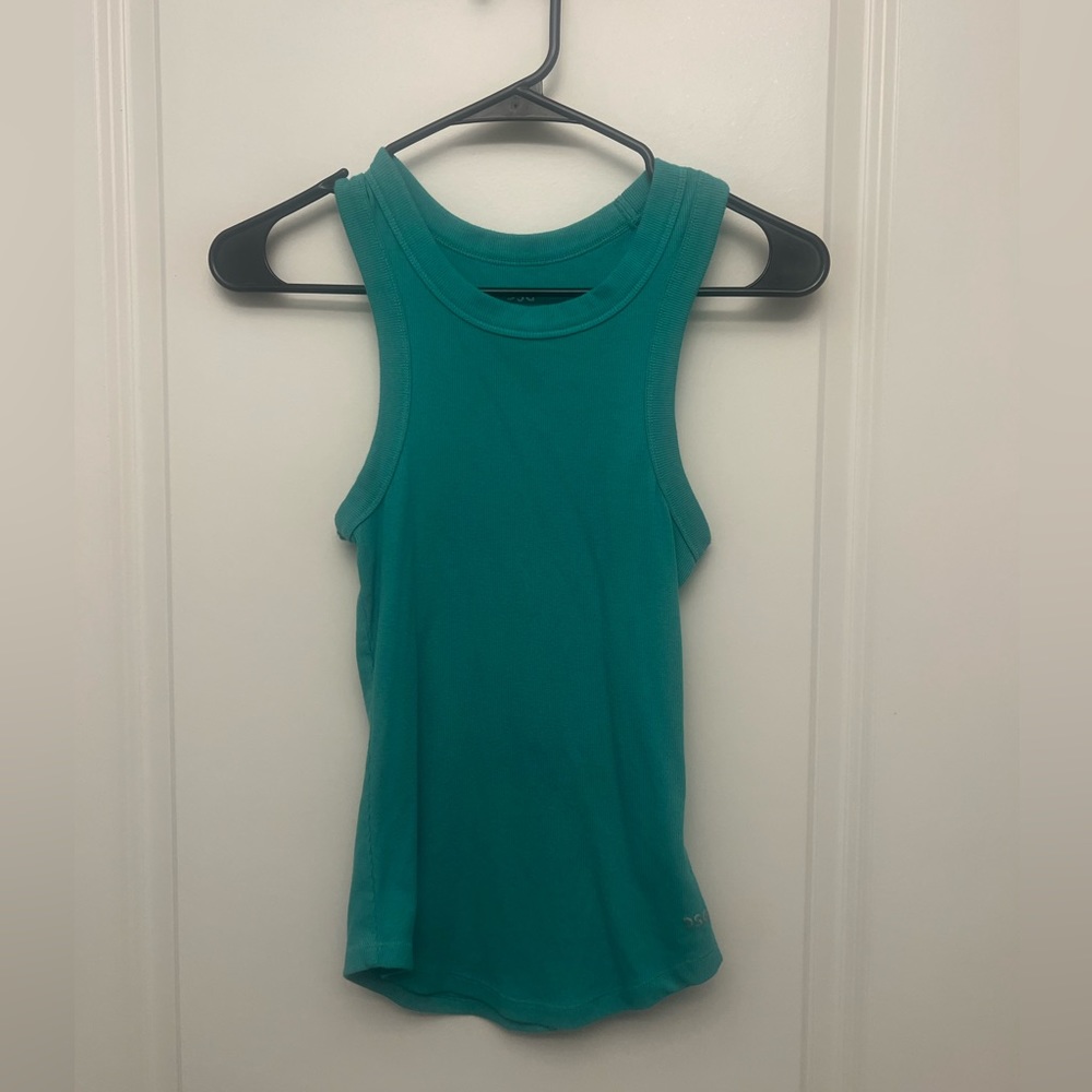 XS DSG teal tank top